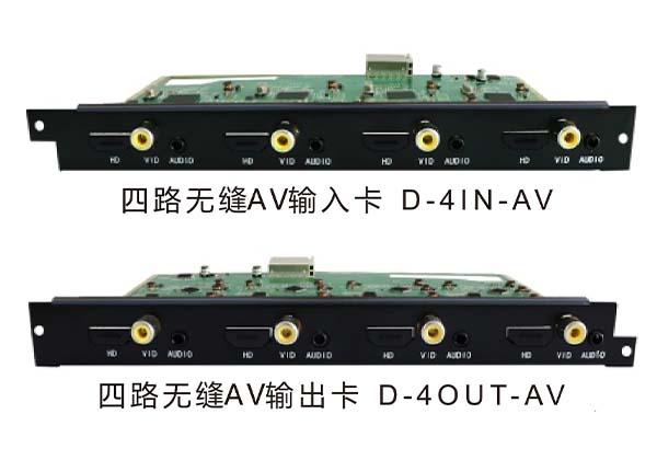 四路無(wú)縫AV輸入/輸出卡 D-4IN-AV/ D-4OUT-AV